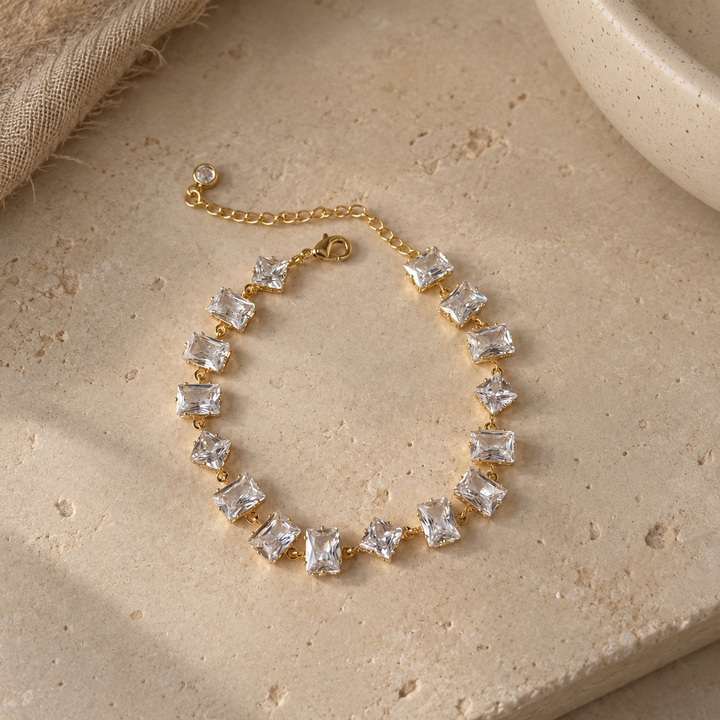 Crystal White Stone Bracelet