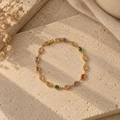 Multicolour gem bracelet
