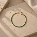 Emerald luxe tennis bracelet