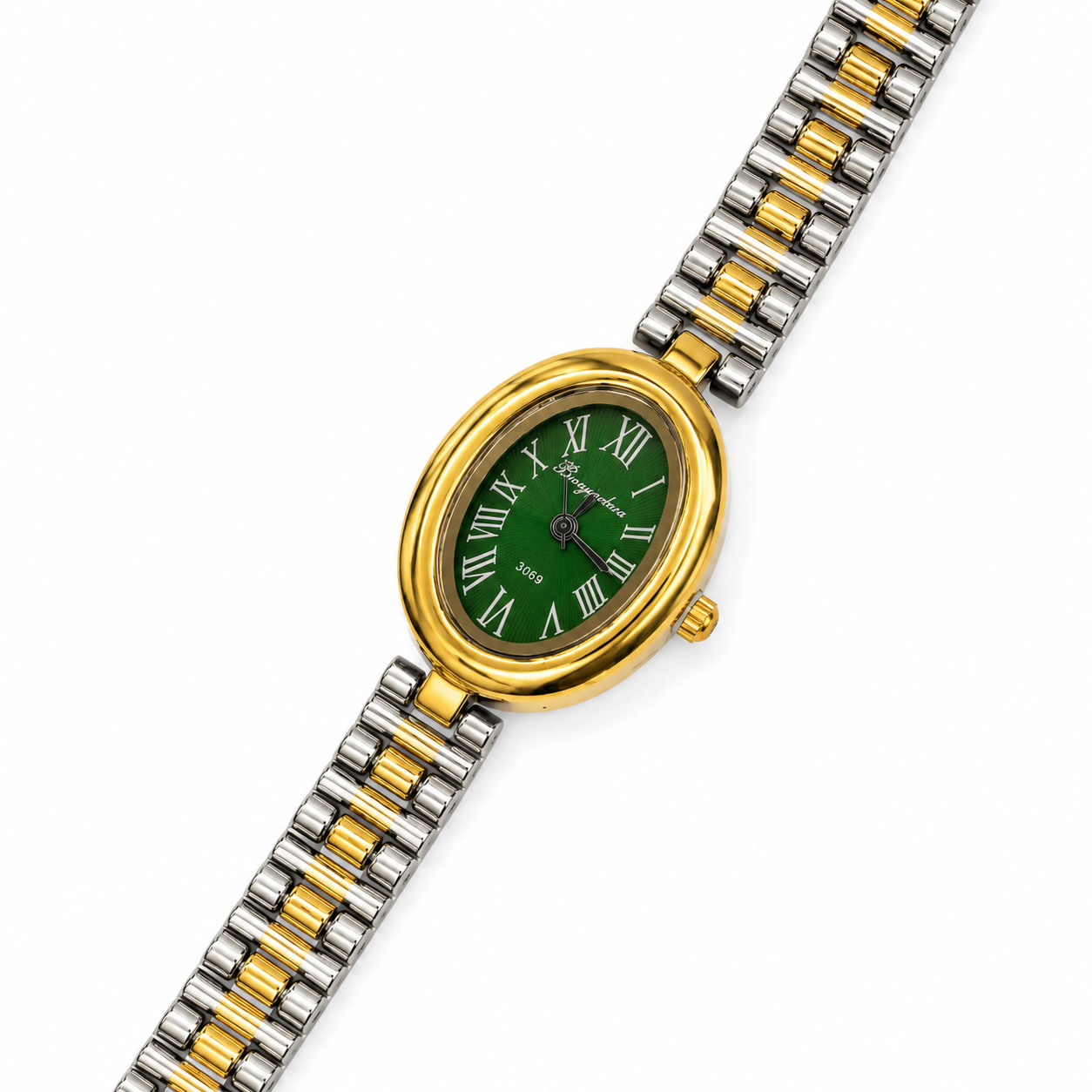 Vintage green dial watch