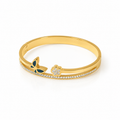 Flutter Bloom Crystal Bangle