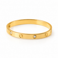 Watch Stack Gold Bangle