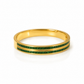 Emerald Line Luxe Bangle