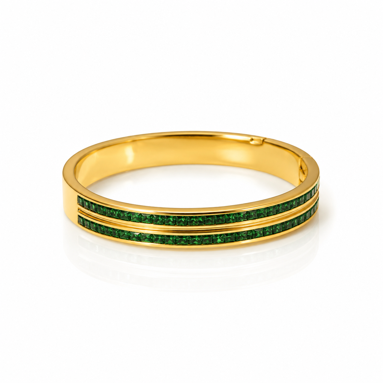 Emerald Line Luxe Bangle