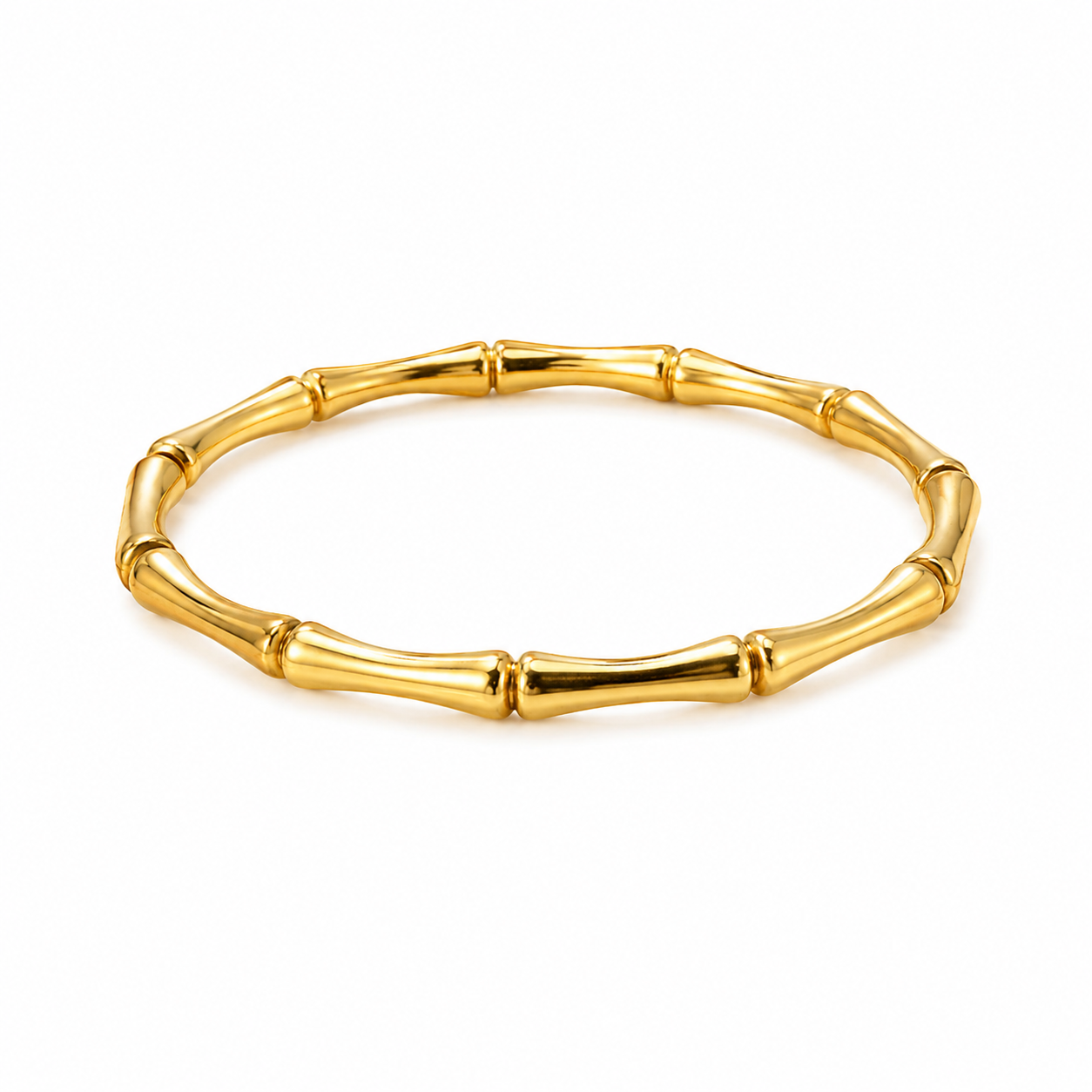 Bamboo Gold Bangle