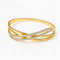 Crystal Twist Bangle