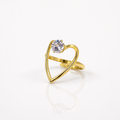 Heart Crystal Ring