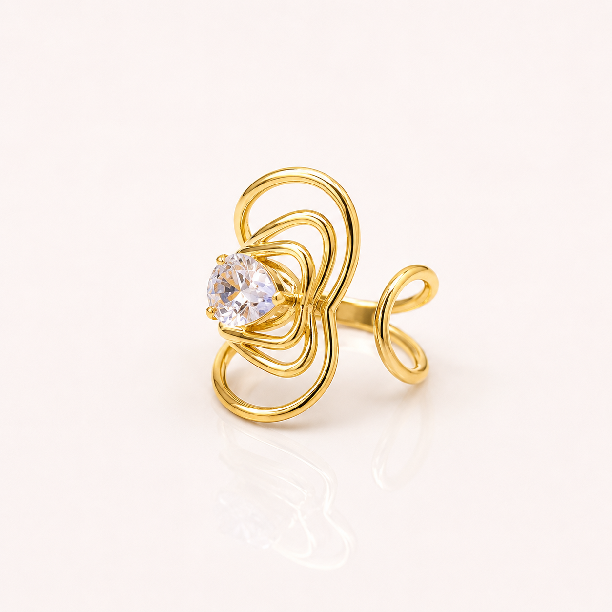Golden Bloom Ring