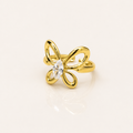 Butterfly Crystal Ring