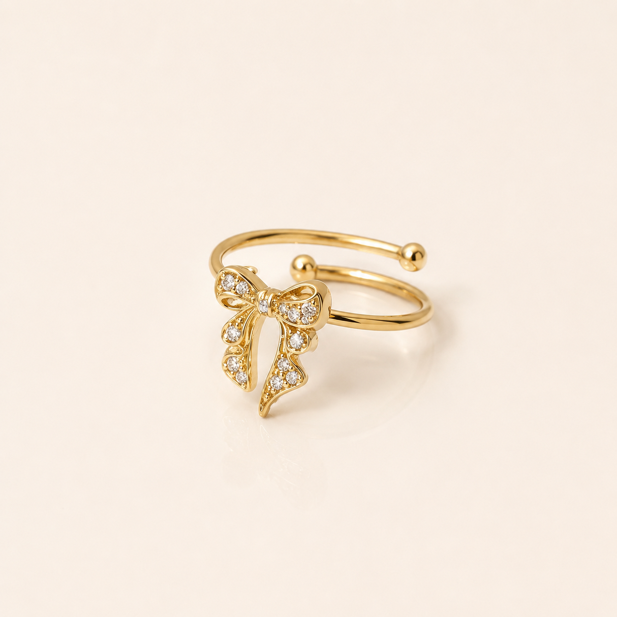 Bow Crystal RingBow Crystal Ring