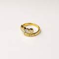 Trinity Crystal Band Ring