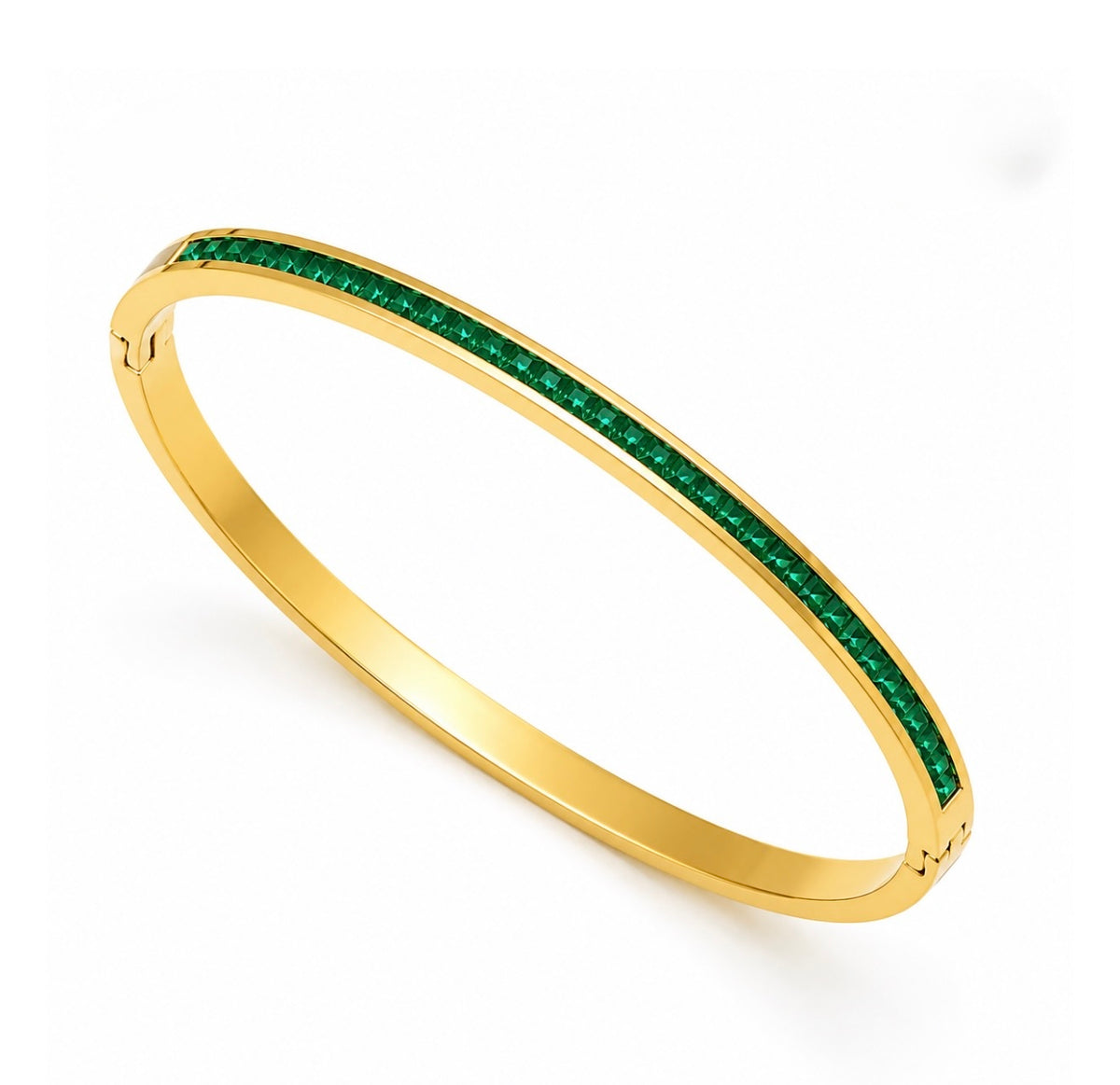 Emerald Glimmer bangle