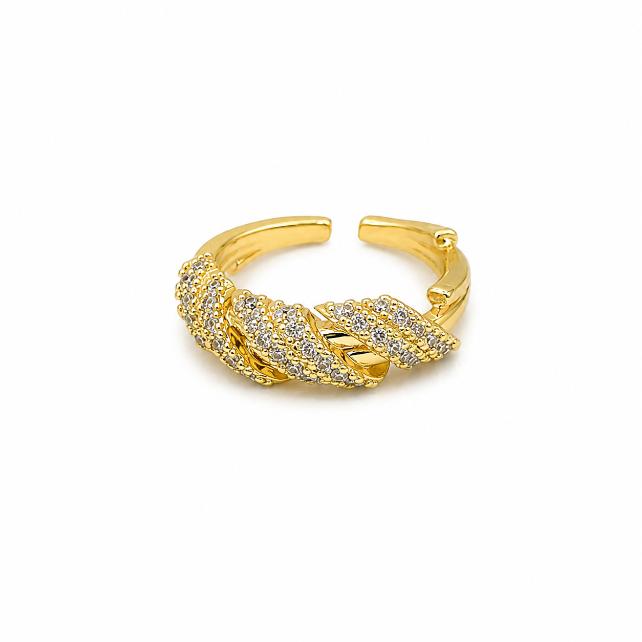 Golden Laurel Ring