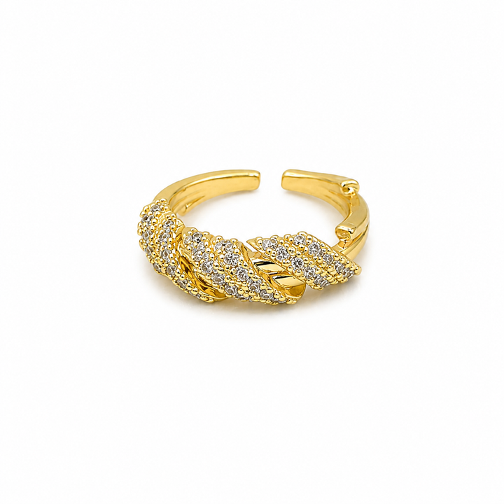 Golden Laurel Ring