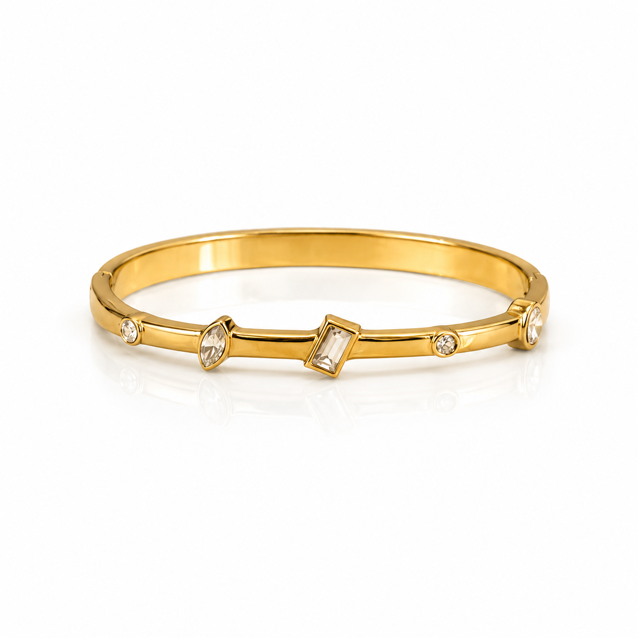Solene Crystal Bangle