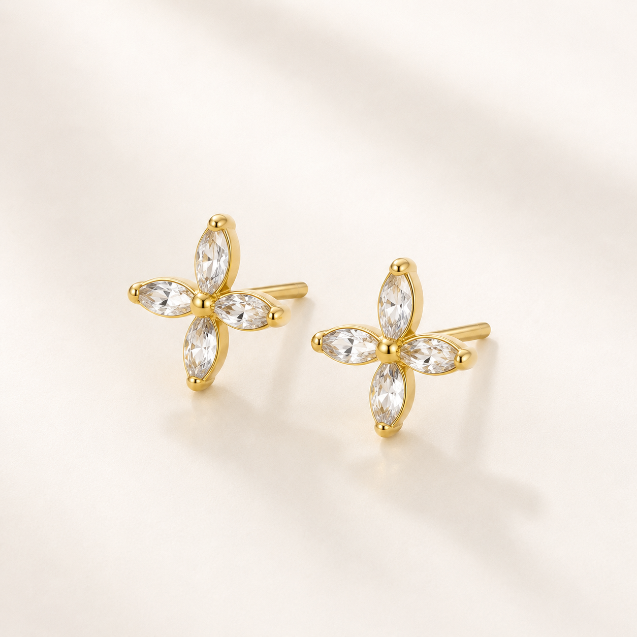 Bloom Crystal Studs