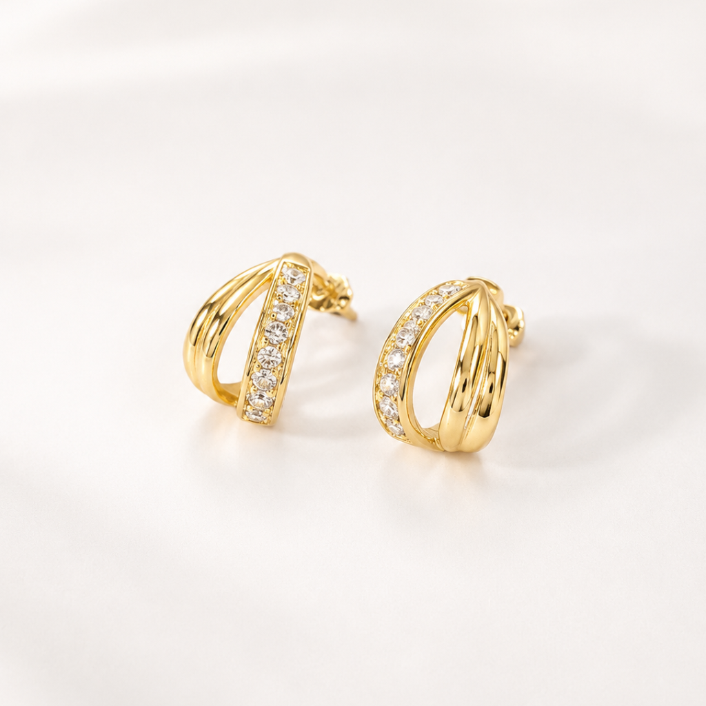 Crystal Wrasp Studs