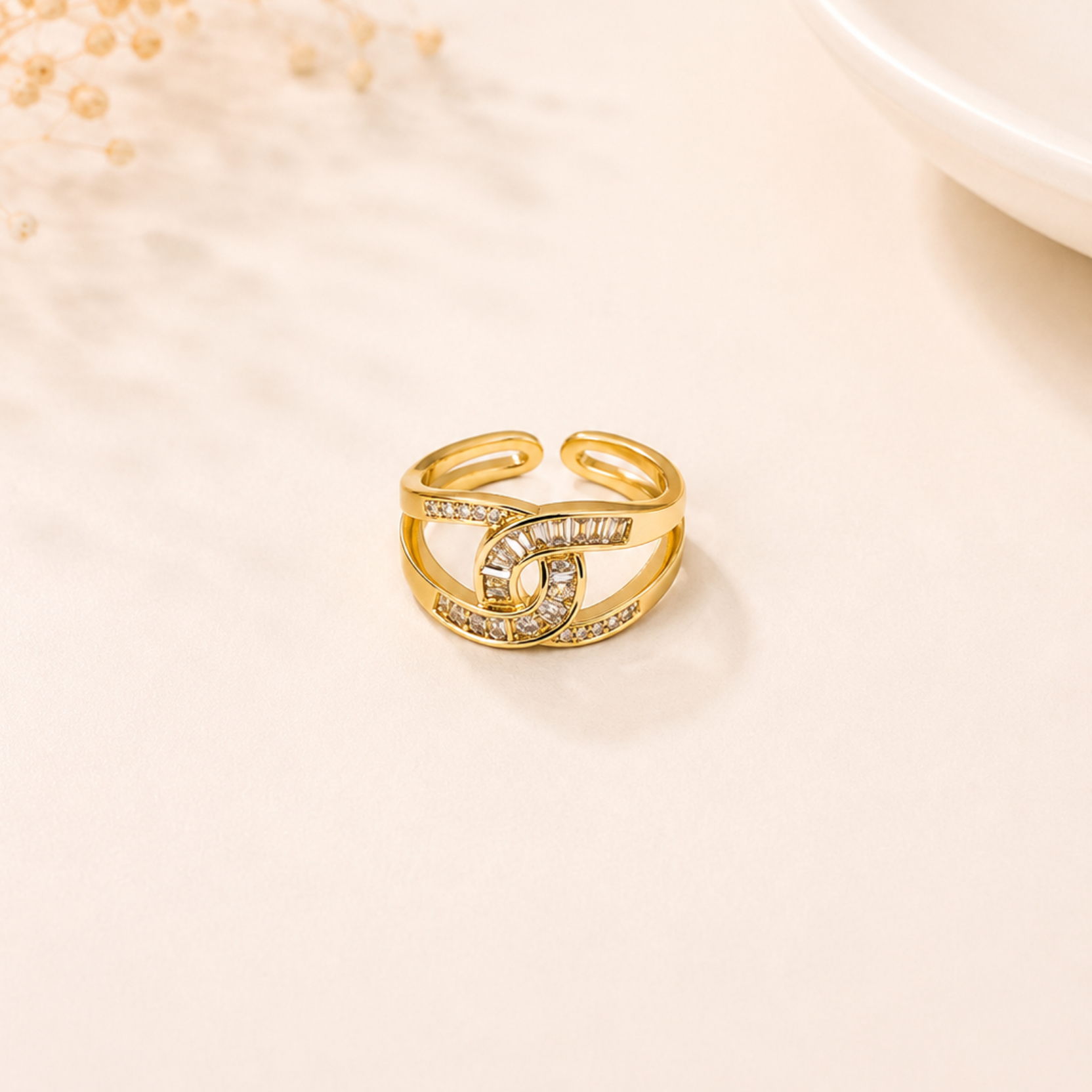 Swirl Gold Ring