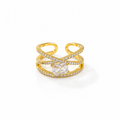 Orbit Crystal Ring