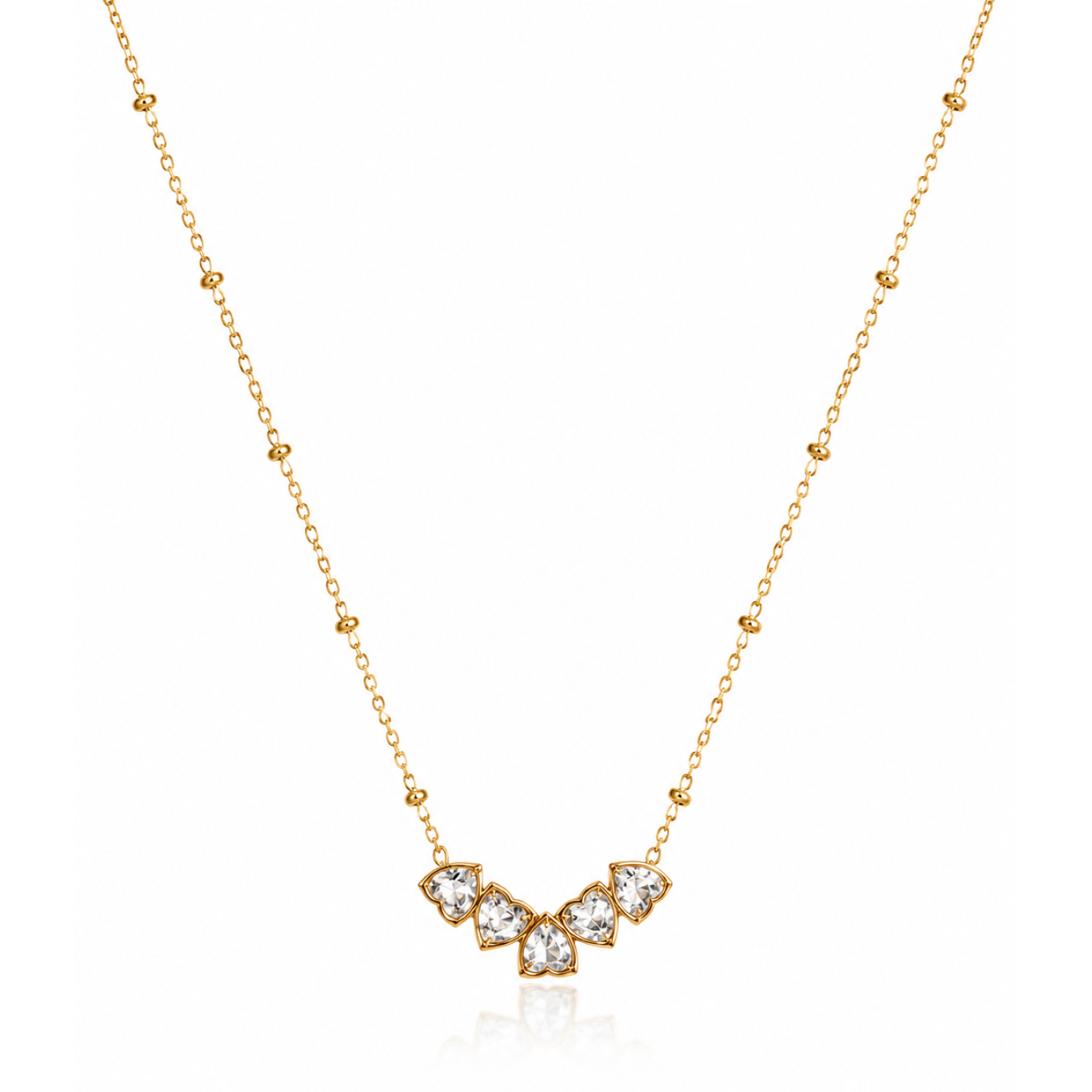 Celeste Heart Spark Necklace