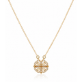 Magnetic Heart Crystal Necklace