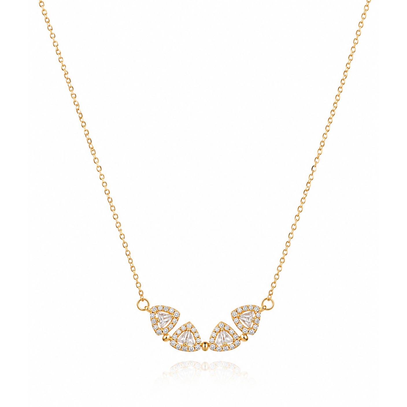 Magnetic Heart Crystal Necklace