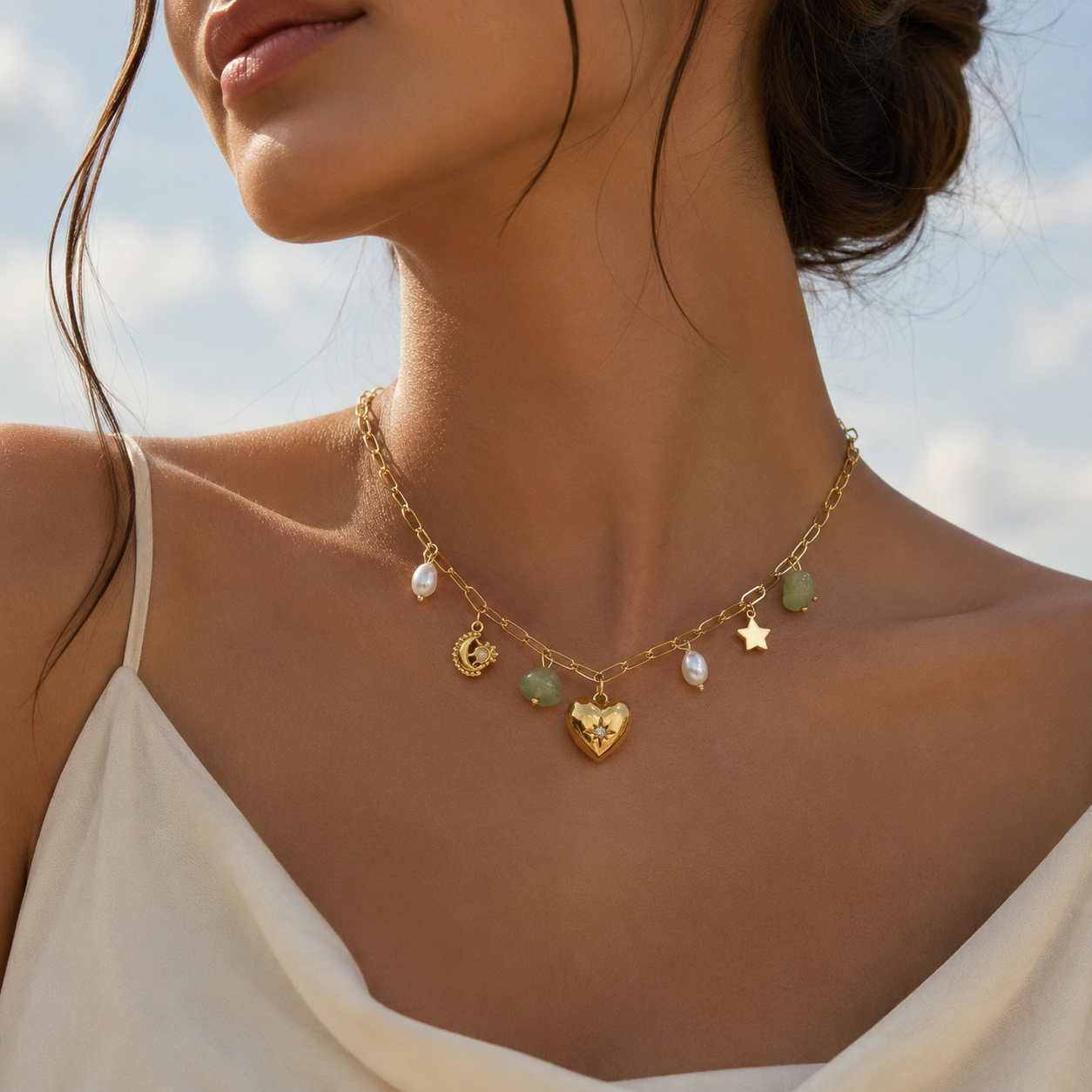 Aurora Charm Necklace