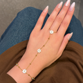 Daisy Drip Hand Chain