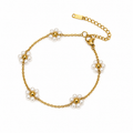 Pearl Daisy Bracelet
