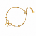 Golden Bow Bracelet
