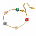 Pearl Daisy Bracelet