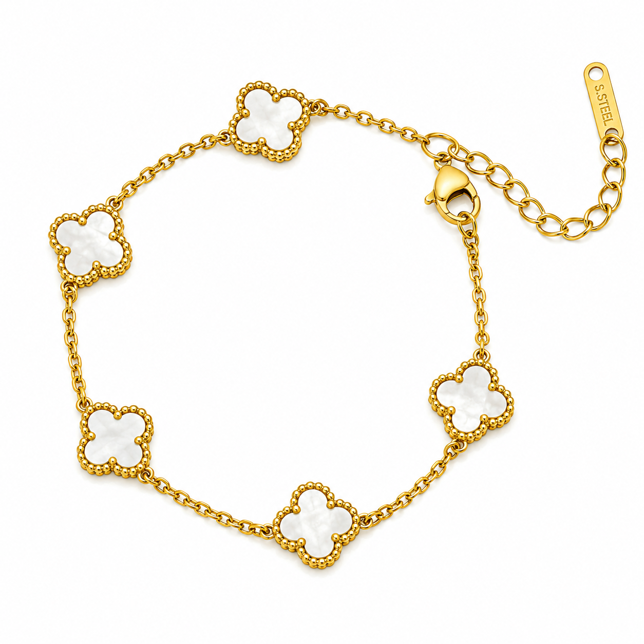 White Clover Bracelet