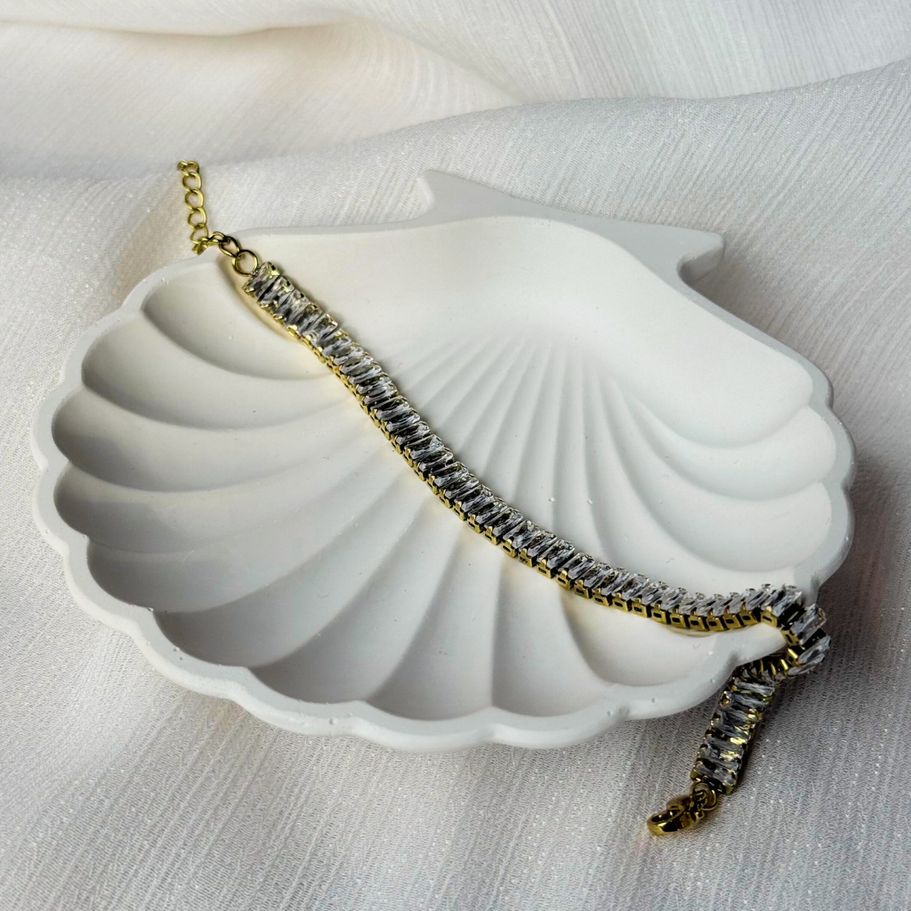 Tennis Gold Bracelet