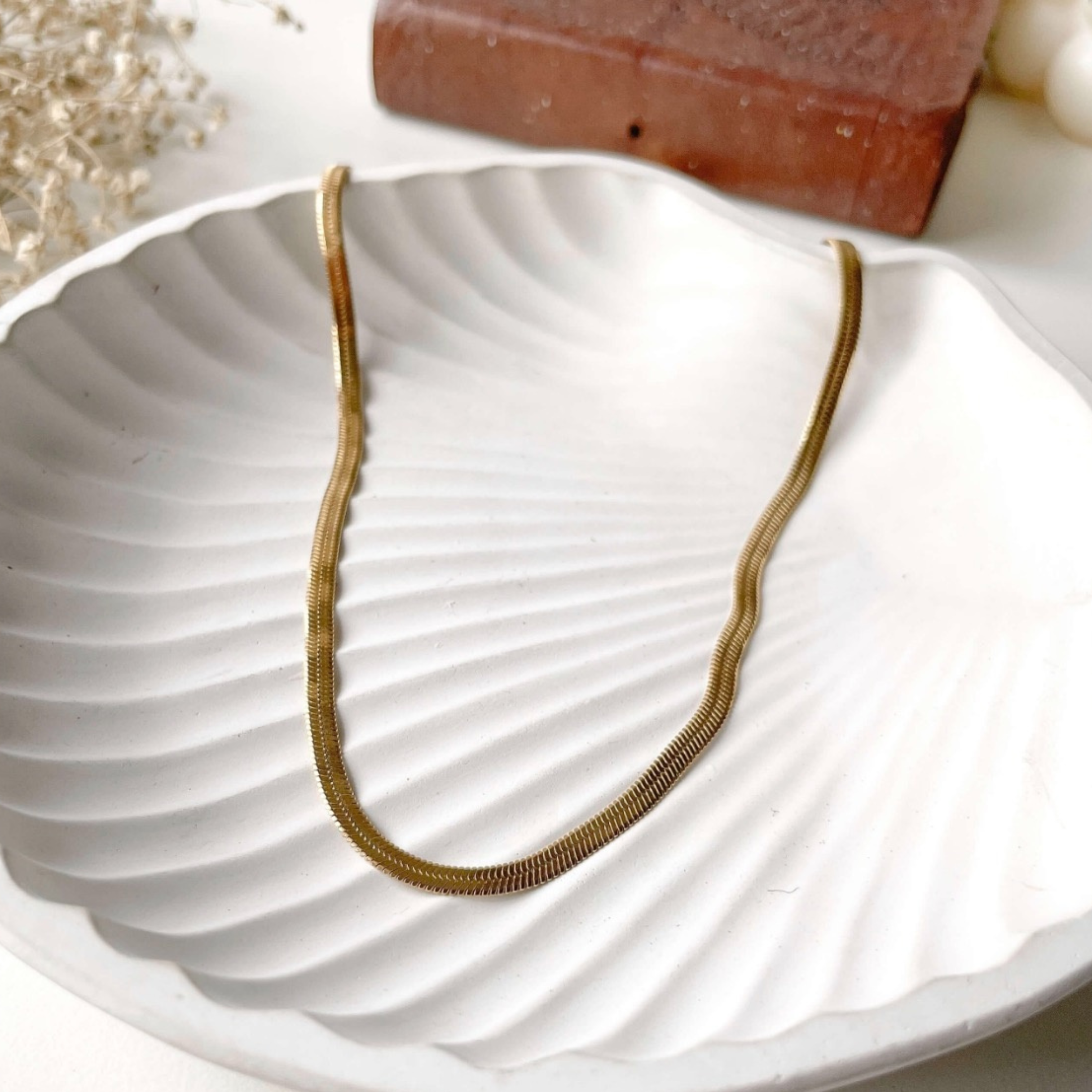 Snake Chain Gold Necklace