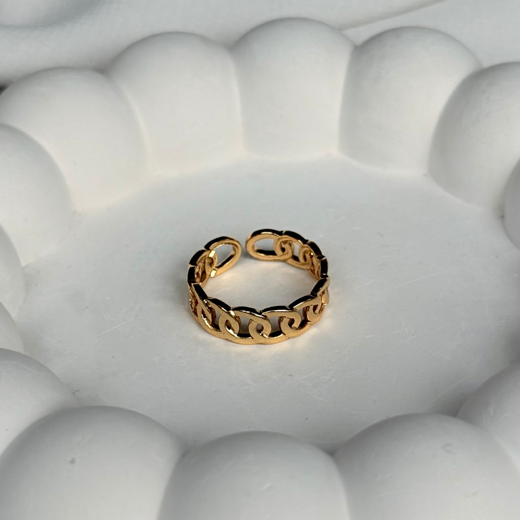 Link Chain Adjustable Ring