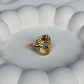 Sunburst Circle Adjustable Ring