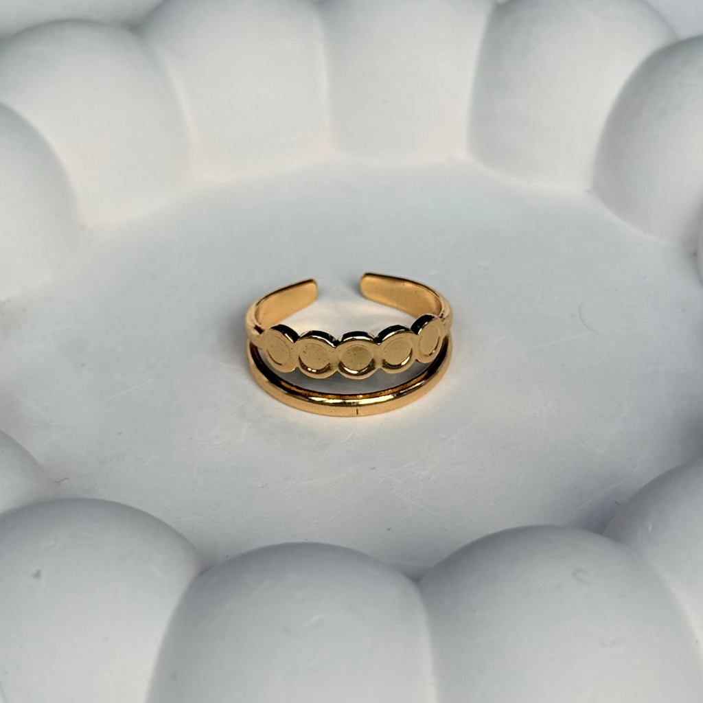 Circle Layer Adjustable Ring