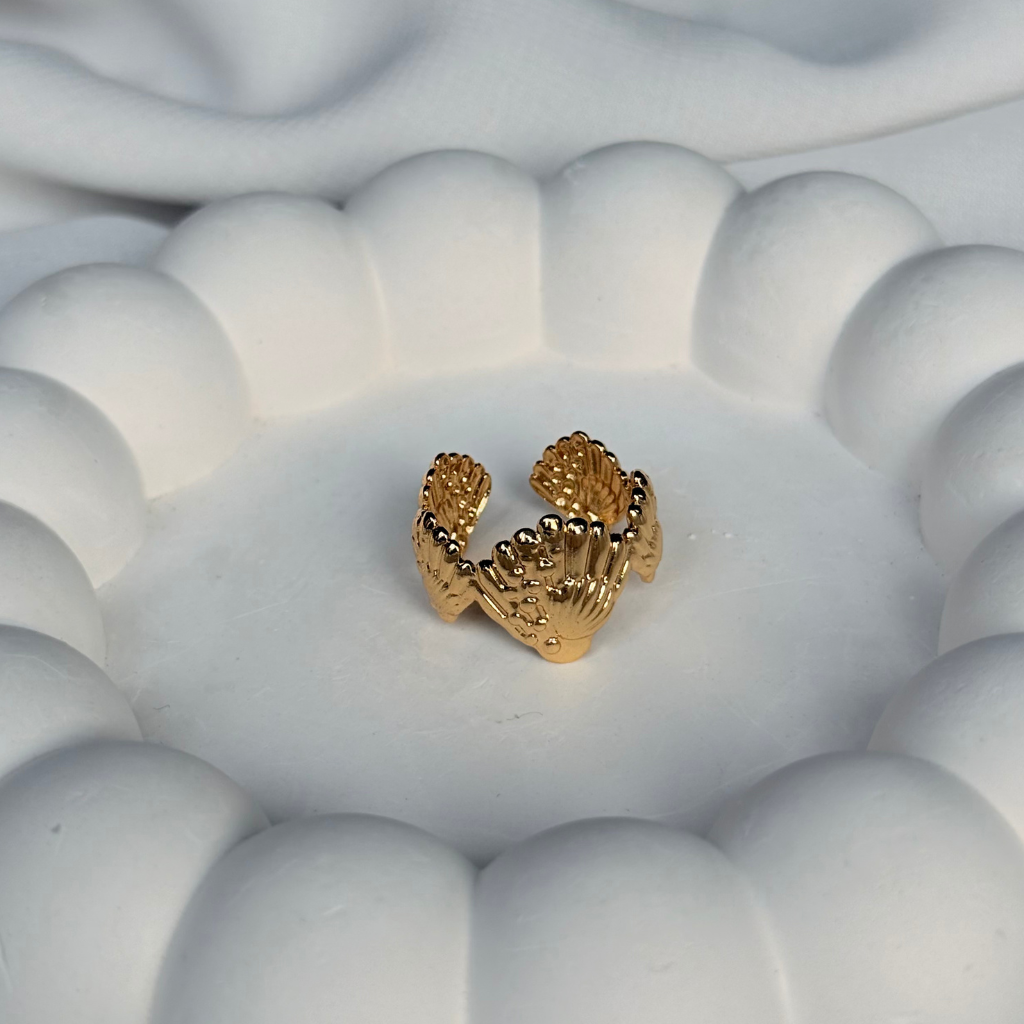 Seashell Adjustable Ring