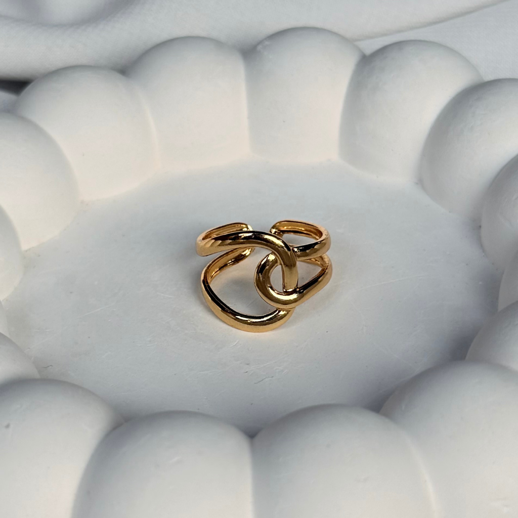 Infinity Knot Adjustable Ring