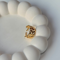 Braided Leaf Adjustable Ring