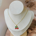 Berry Pendant Gold Necklace