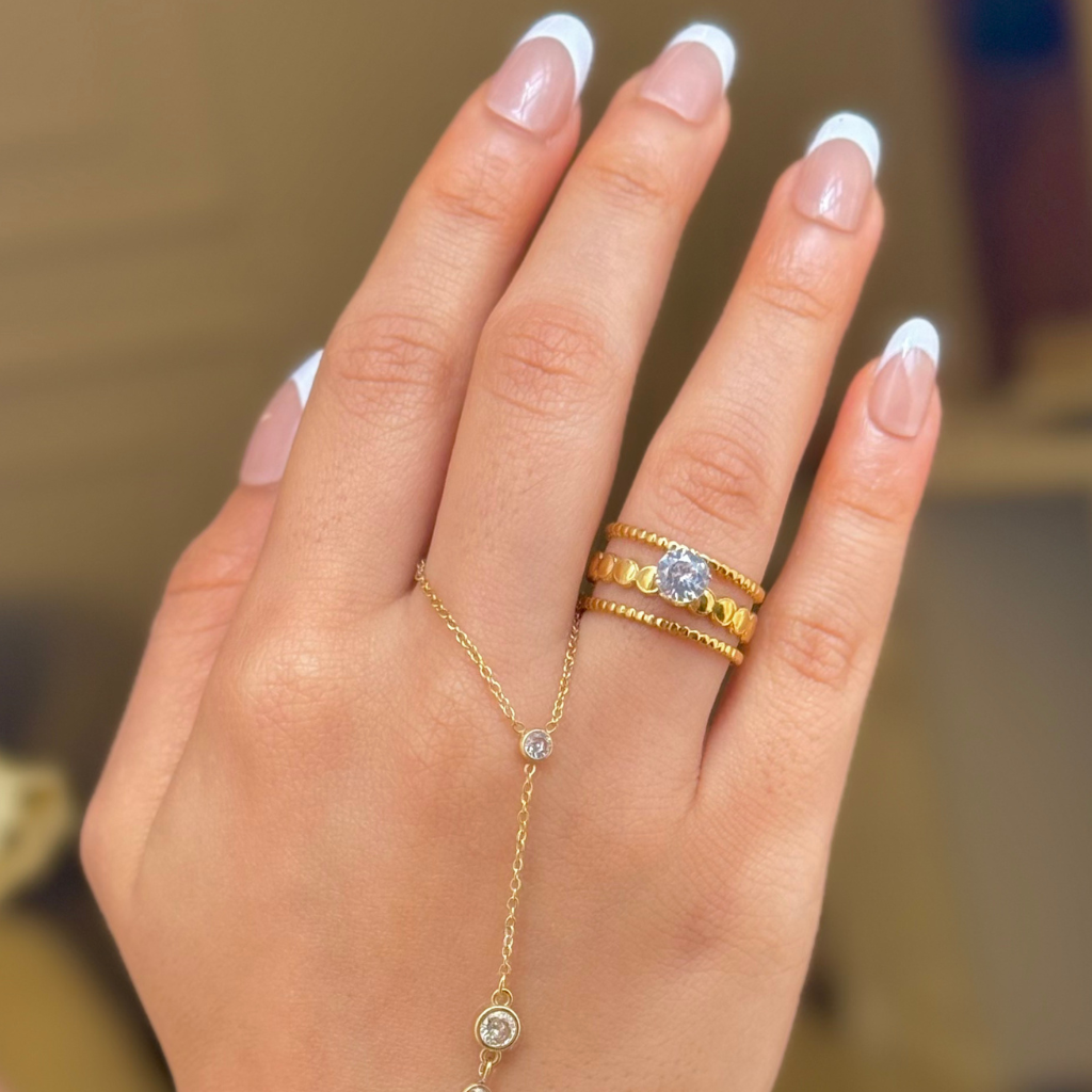 Luna Classic Chain Gold Ring