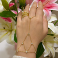Triangle Crystal Stone Hand Chain