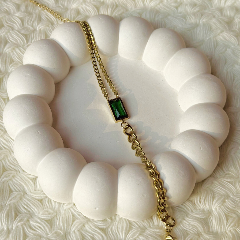 Emerald Edge Bracelet