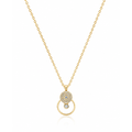 Crystal Circle Pendant
