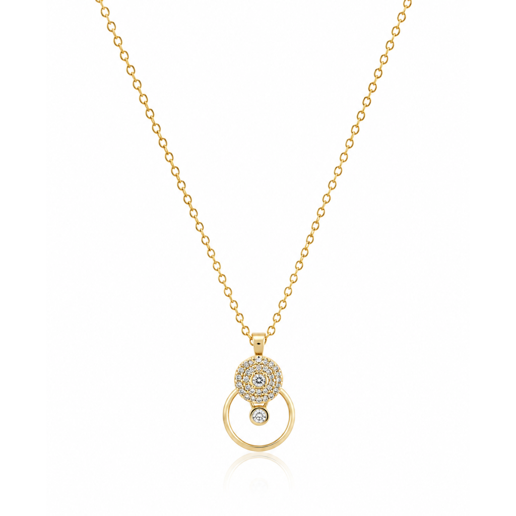Crystal Circle Pendant