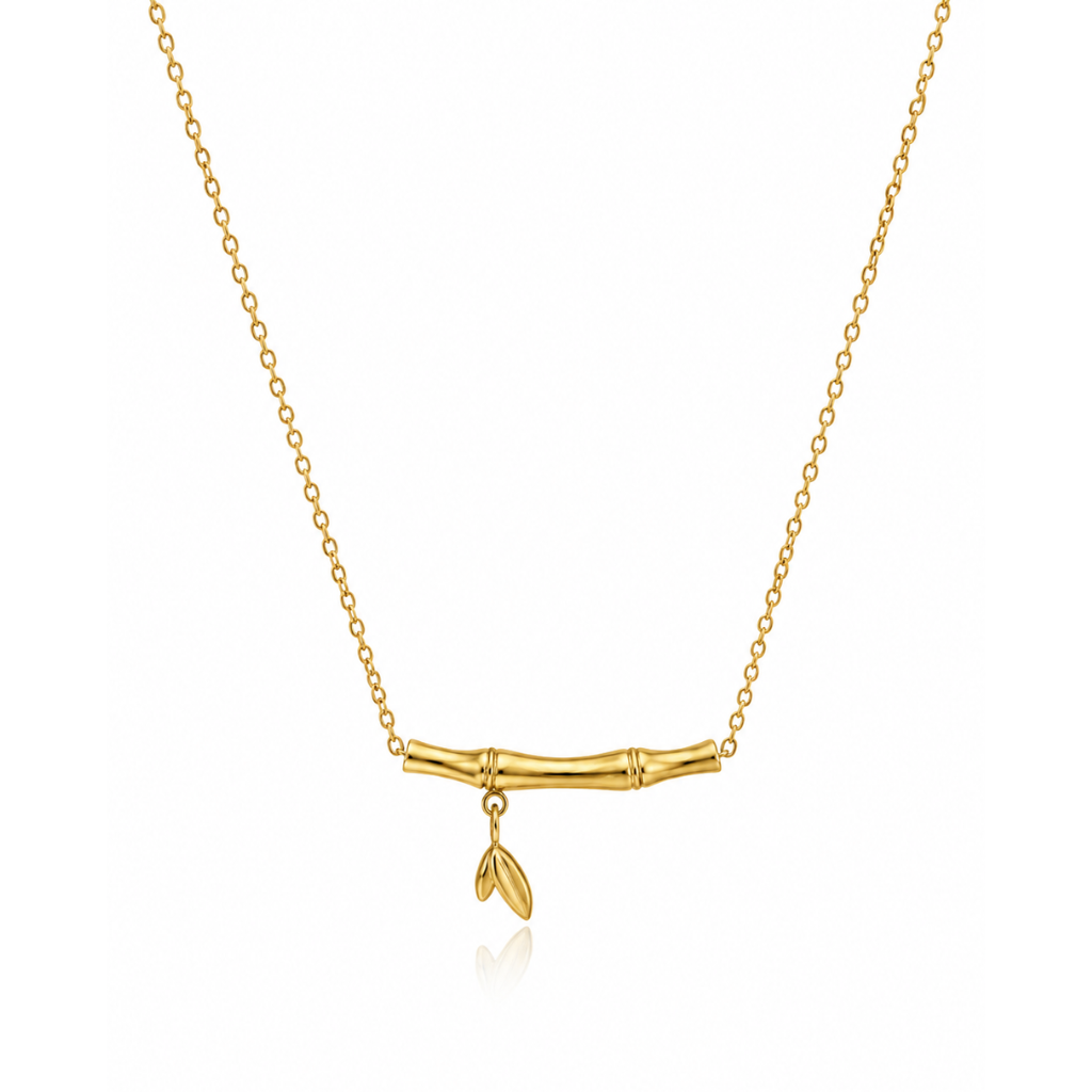 Golden Bamboo Necklace
