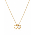Twin Hearts Necklace