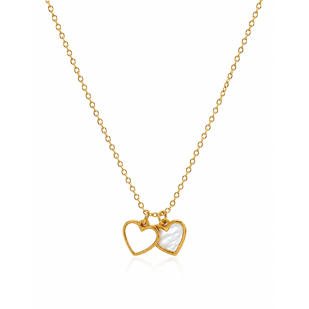 Twin Hearts Necklace