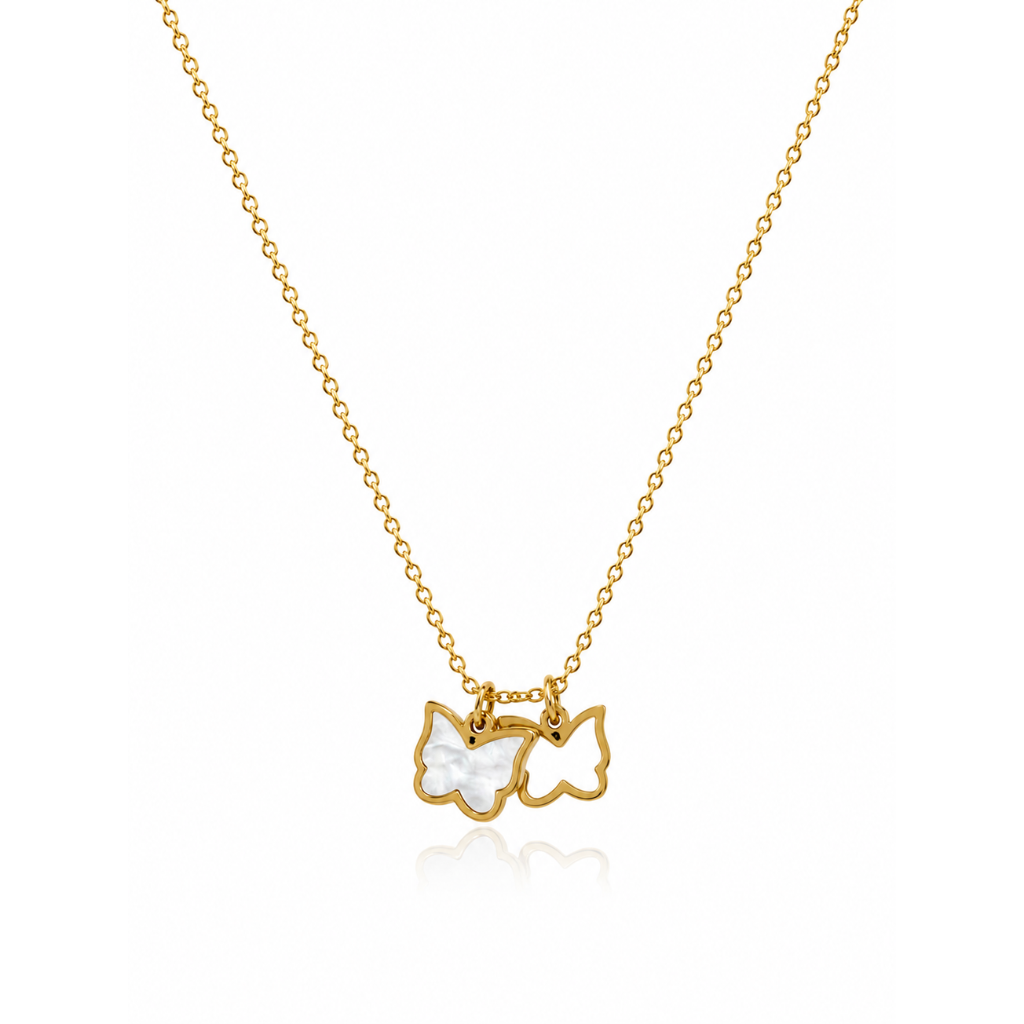 Pearl Butterfly Necklace